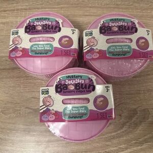 Squishy Bao Bun Dumpling Mystery Blind Box Glitter